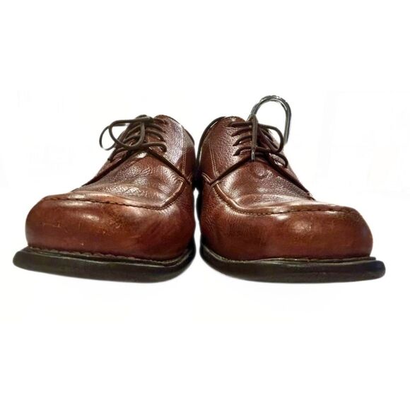 Johnston & Murphy Oxford Sheepskin Brown Leather Loafers Dress Shoes Mens 11 - Picture 3 of 10